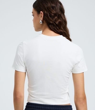 Blusa Baby Look en Algodón con Estampa USA 4