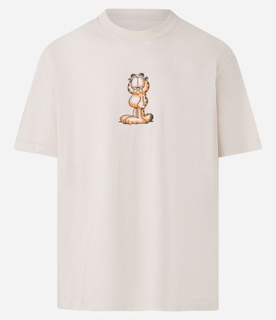 Remera Relaxed en Algodón con Estampa Garfield 4