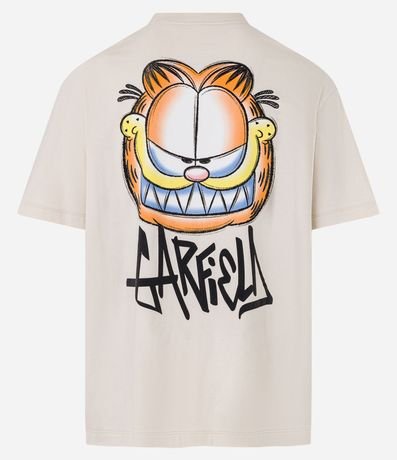 Remera Relaxed en Algodón con Estampa Garfield 5