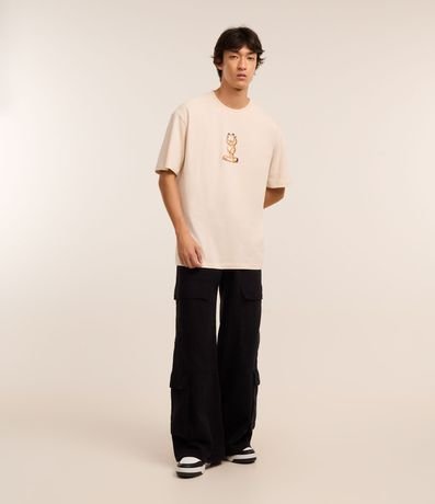 Remera Relaxed en Algodón con Estampa Garfield 2