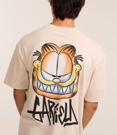 Remera Relaxed en Algodón con Estampa Garfield 3