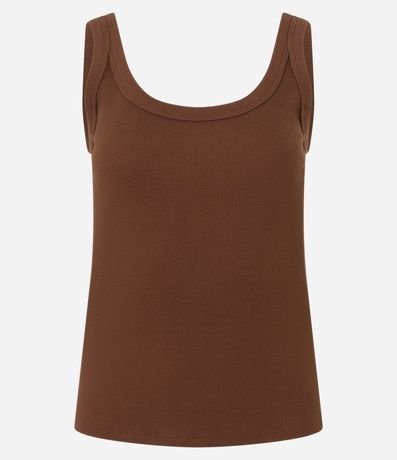 Blusa Musculosa en Rib 6
