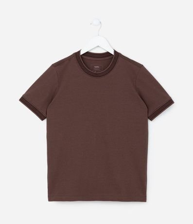 Remera Infantil Texturizada con Viés Contrastantes - 5 a 14 años 1