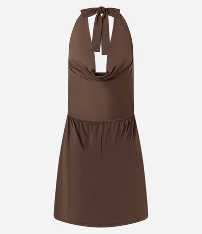 Salida de Playa Vestido Corto con Escote Degagê 2