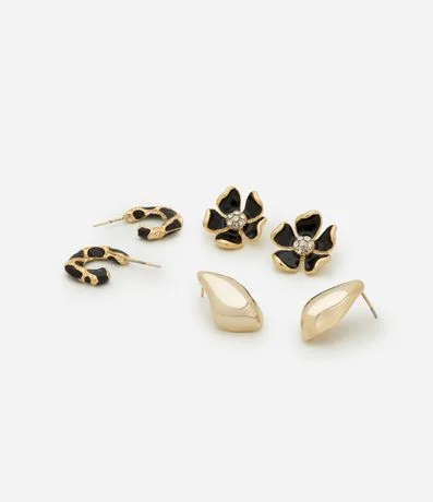 Kit 03 Caravanas Metal con Formatos Diversos 2