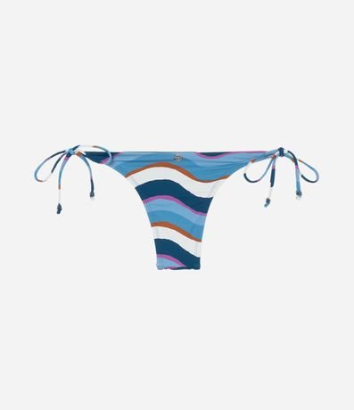 Bikini Bombacha Lazo en Microfibra con Estampa Follaje 7