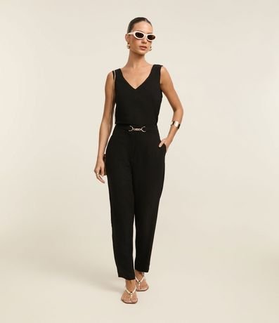 Blusa sin Manga Airflow con Detalle en Pespunte 2