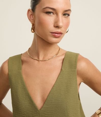 Blusa sin Manga Airflow con Detalle en Pespunte 4