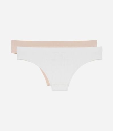 Kit 02 Bombachas Bikini Seamless Texturizadas 2