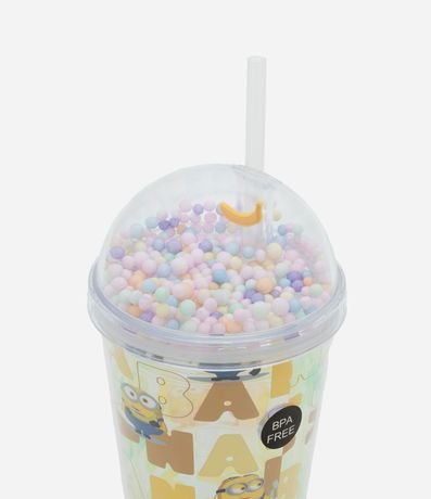 Vaso Sundae con Pajita y Estampa Minions 2