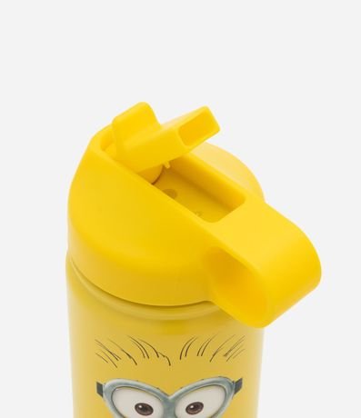 Botella Térmica en Metal con Pajita y Estampa Minions 2