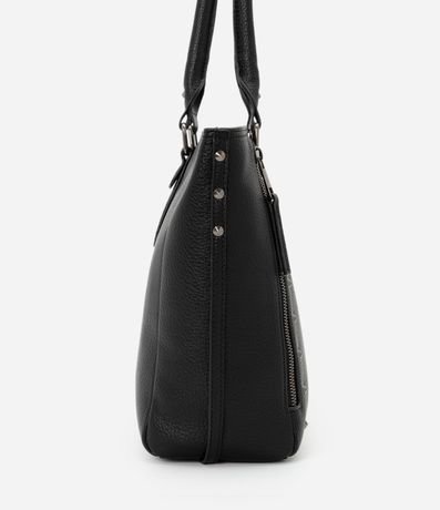 Cartera Satchel Grande con Spikes y Metales 3