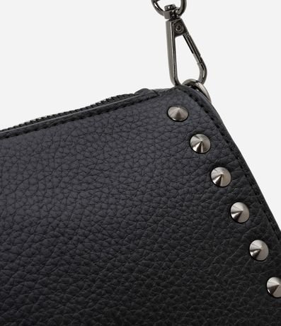 Bolsa Baguette Pequeña con Spikes y Metales 7