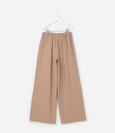 Pantalón Wide Leg Infantil en Sastrería con Pliegues - Talle 5 a 14 años 2