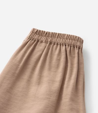 Pantalón Wide Leg Infantil en Sastrería con Pliegues - Talle 5 a 14 años 4