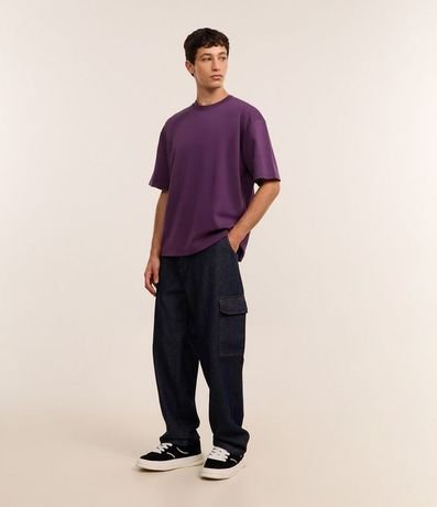 Pantalón de Jean Baggy con Bolsillos Cargo 1