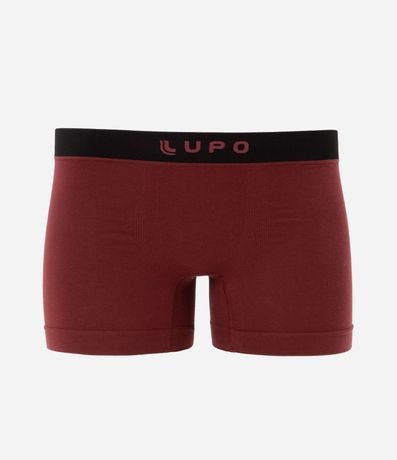 Calzoncillo Boxer en Microfibra con Cintura Elástica Sin Costura Lupo