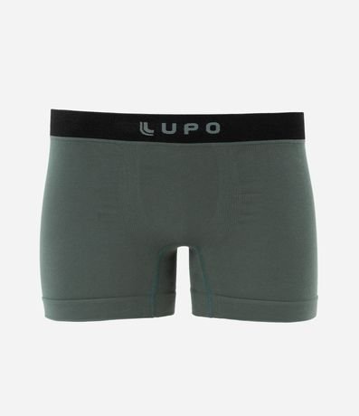 Calzoncillo Boxer en Microfibra con Cintura Elástica Sin Costura Lupo