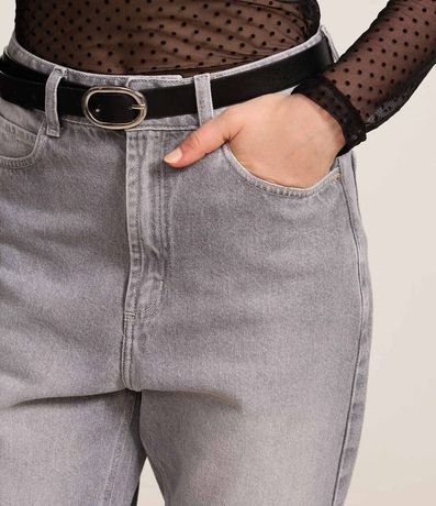 Pantalón Mom Jeans con Tiro Alto y Lavado Dirty 4