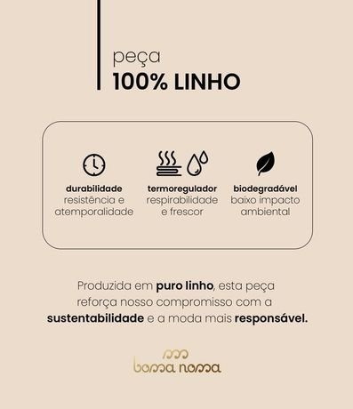 Salida de Playa Short en Lino Puro 5