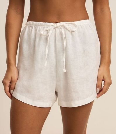 Salida de Playa Short en Lino Puro 2
