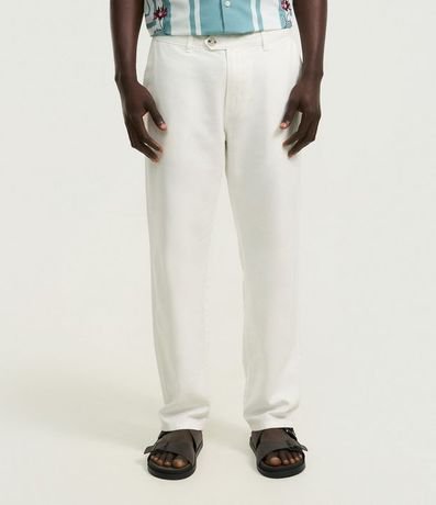 Pantalón Recto en Liocel con Bolsillos Sastre 2