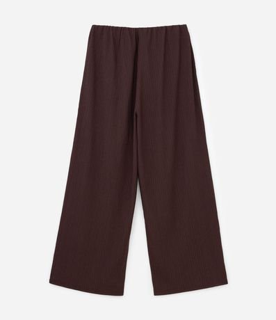 Pantalón Flare Texturizada en Anarruga Curve y Plus Size 6