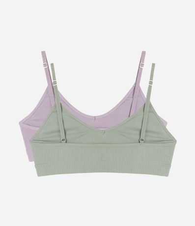 Kit 02 Soutien Sin Copa Sin Aro Seamless Texturizados 2