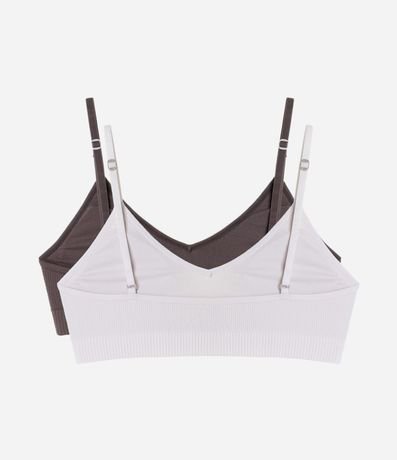 Kit 02 Soutien Sin Copa Sin Aro Seamless Texturizados 2