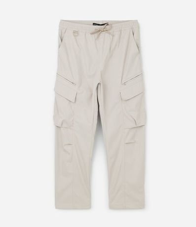 Pantalón Recto con Bolsillo Cargo 6