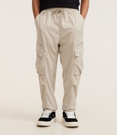 Pantalón Recto con Bolsillo Cargo 2