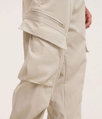 Pantalón Recto con Bolsillo Cargo 3