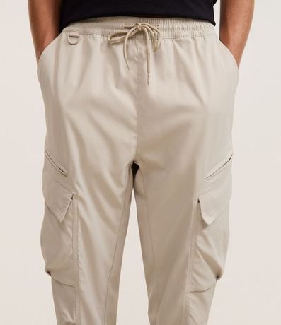 Pantalón Recto con Bolsillo Cargo 4