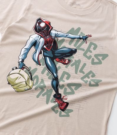 Remera Infantil con Estampa Hombre Araña Miles Morales - Talle 5 a 14 años 4
