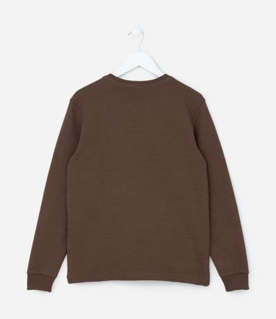 Remera Infantil Texturizada con Etiqueta en la Parte Baja - Talle 5 a 14 años 2
