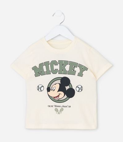 Remera Infantil en Algodón con Estampa de Mickey Tenista - Talle 1 a 6 años 1
