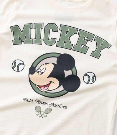 Remera Infantil en Algodón con Estampa de Mickey Tenista - Talle 1 a 6 años 4
