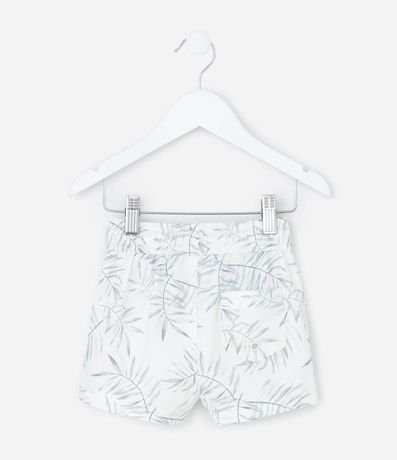 Bermuda Infantil con Estampa Follaje - Talle 1 a 6 años 3