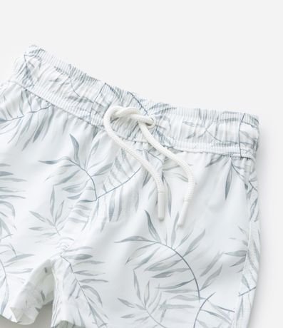 Bermuda Infantil con Estampa Follaje - Talle 1 a 6 años 7