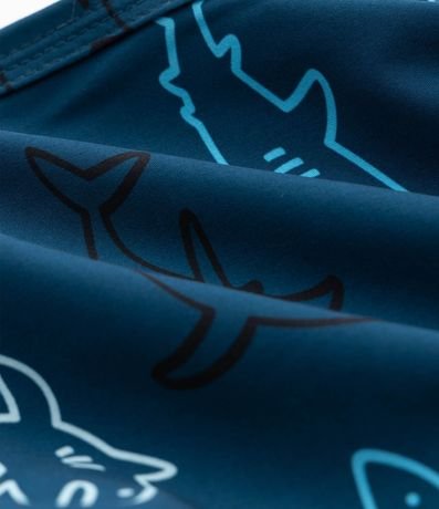 Bermuda Infantil con Estampa de Tiburón - Talle 1 a 6 años 4