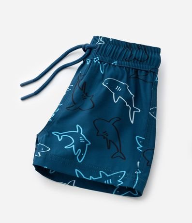 Bermuda Infantil con Estampa de Tiburón - Talle 1 a 6 años 5