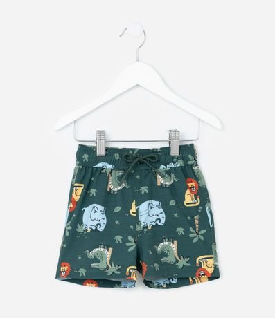 Bermuda Infantil con Estampa de Animalitos - Talle 1 a 6 años