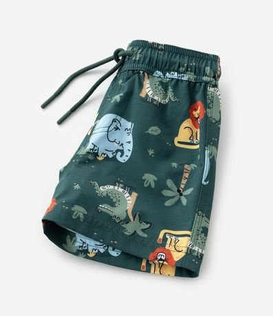 Bermuda Infantil con Estampa de Animalitos - Talle 1 a 6 años 4