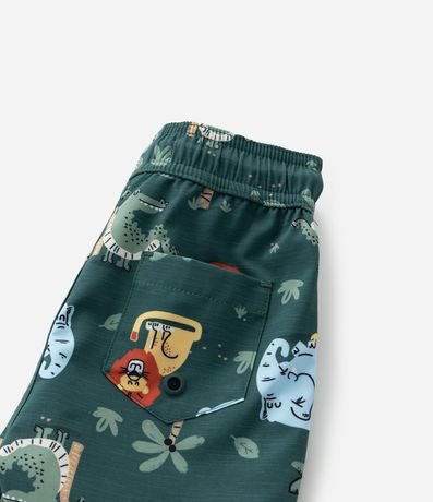 Bermuda Infantil con Estampa de Animalitos - Talle 1 a 6 años 5