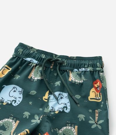 Bermuda Infantil con Estampa de Animalitos - Talle 1 a 6 años 6