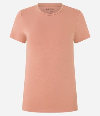 Blusa en Algodón Spandex con Manga Corta