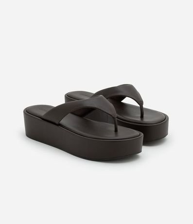 Ojota Flatform con Tiras Anchas 2