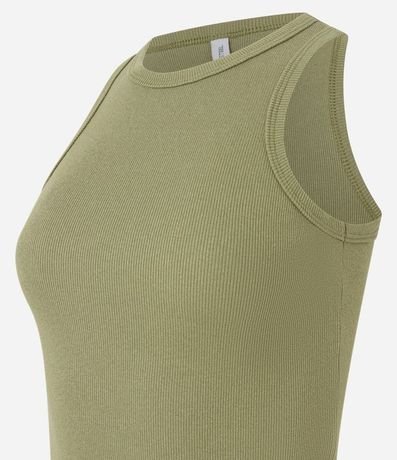 Blusa Musculosa Básica en Rib con Ligera Textura 6