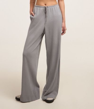 Pantalón en Rib con Lazo en La Cintura 2