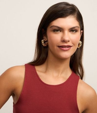 Blusa Cropped sin Mangas en Algodón Acanalado 5